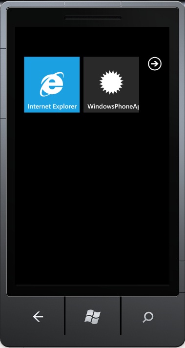 BackgroundImage and Pin to start in Windows Phone 7 using Visual Studio