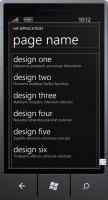 Different Layouts of page in Windows Phone 7