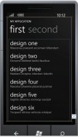 Different Layouts of page in Windows Phone 7