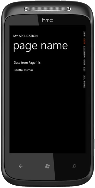 How to Pass data between Pages in Windows Phone ?