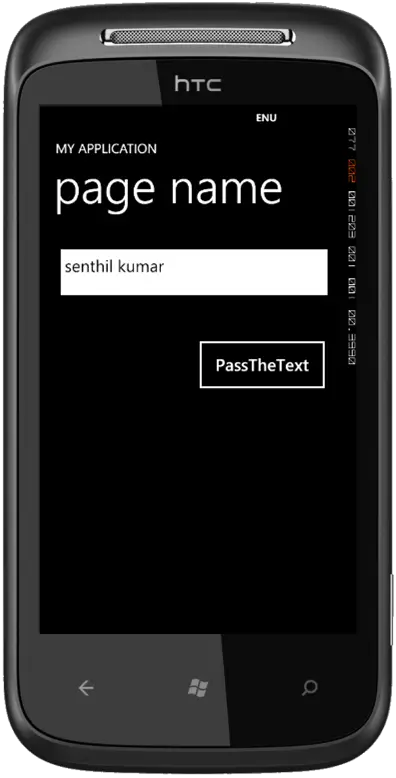 How to Pass data between Pages in Windows Phone ?