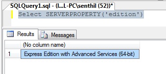 How to find the SQL Server Version with a query ?