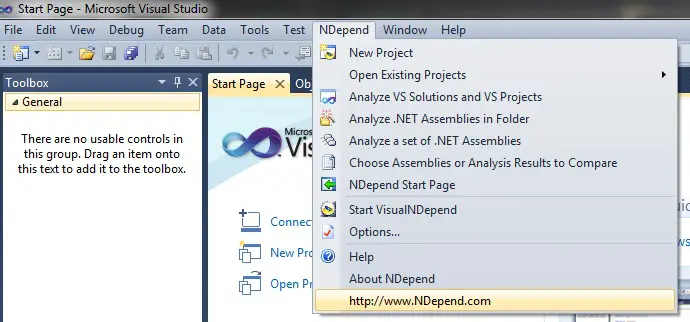 How to Install NDEPEND AddIn to Visual Studio 2010?