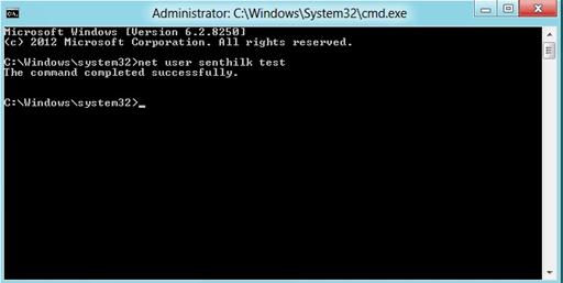 How to change the Windows user Password without knowing the old password?