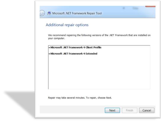 Microsoft .NET Framework Repair Tool