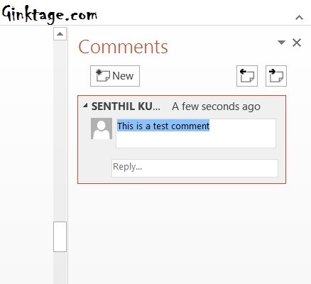How to Insert Comments in PowerPoint 2010 Slide?