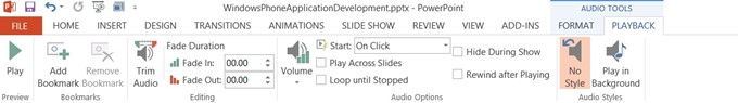 How to Add Audio to Presentation in Microsoft PowerPoint 2013?