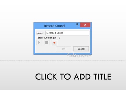 How to Record and Insert Audio to Presentation in Microsoft PowerPoint 2013?