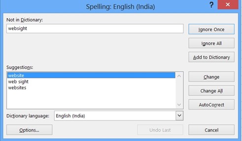 Spell Check Feature in Microsoft Excel 2013