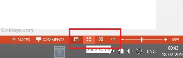 How to Quickly Change the Presentation Views in Microsoft PowerPoint 2013?
